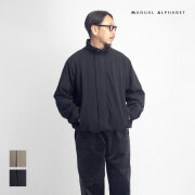 MANUAL ALPHABET マニュアルアルファベット ギャバジン フリース裏地 ミリタリージャケット 日本製 メンズ