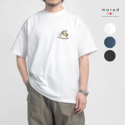 Mared マレッド 9.1オンスOE天竺 スーパーヘビーウエイト ハンドシェイク 刺繍Tシャツ メンズ