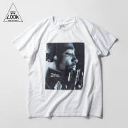 THRIFTY LOOK スリフティールック 2PAC ヴィンテージ加工 プリントTシャツ バンドT