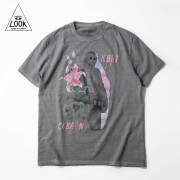 THRIFTY LOOK スリフティールック Kurt Cobain NIRVANA カートコバーン ヴィンテージ加工 プリントTシャツ バンドT