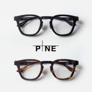 pine パイン 1032 コンビ ウェリントンフレーム 日本製 鯖江 メガネ 度付き 伊達