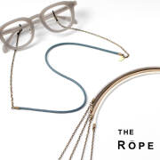 THE ROPE ザ・ロープ グラスコード ワックスコットン 蝋引き メタルチェーン 細め 丸紐 メガネコード 日本製 おしゃれ