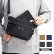 WILDERNESS EXPERIENCE ウィルダネスエクスペリエンス ショルダーバッグ サコッシュ ミニポーチ付き 日本製