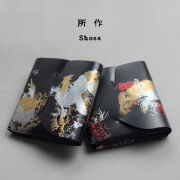 所作 shosa cp3.5 海月 金魚 三つ折り財布 コンパクトウォレット 本革 レザー 日本製 メンズ レディース