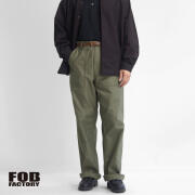 FOB FACTORY FOBファクトリー バックサテン ベイカーパンツ タイプ2 F0540 ファティーグパンツ 日本製 メンズ