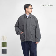 LAOTOUR マイクロリップストップ BDUシャツジャケット メンズ