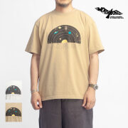 WORN FREE ウォーンフリー アリス・コルトレーン SPACE VINYL プリントTシャツ ヴィンテージウォッシュ メンズ
