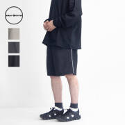 BURLAP OUTFITTER バーラップアウトフィッター REFLEX JAM ナイロン ワイドハーフパンツ ショートパンツ サイドライン メンズ