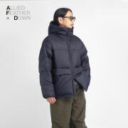 ALLIED FEATHER＋DOWN アライドフェザーアンドダウン 別注 パフィーダウンジャケット メンズ