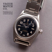 VAGUE WATCH Co. ヴァーグウォッチカンパニー Vabble ブラックダイヤル 自動巻き 腕時計 ウォッチ アンティーク