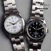 NAVAL WATCH Produced by LOWERCASE ナバルウォッチ FRXF001 FRXF003 3連メタルバンド 腕時計 スウィープ式クォーツ 日本製 メンズ