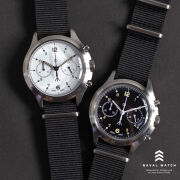 NAVAL WATCH ナバルウォッチ Mil.-07 2つ目クロノグラフ ロイヤルエアフォース 6BBタイプ クォーツ式 腕時計 ミリタリー ウォッチ メンズ