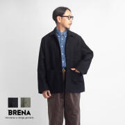 BRENA ブレナ パウダースノーバックサテン カバーオール ENVE 丸縫い 日本製 メンズ