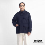 BRENA ブレナ GARDI ウールカシミヤフラノ ハンティングジャケット 日本製 メンズ