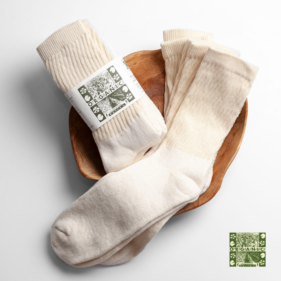 ORGANIC THREADS オーガニックスレッズ FOX FIBRE 3Pレギュラーソックス 靴下 3足セット メンズ レディース