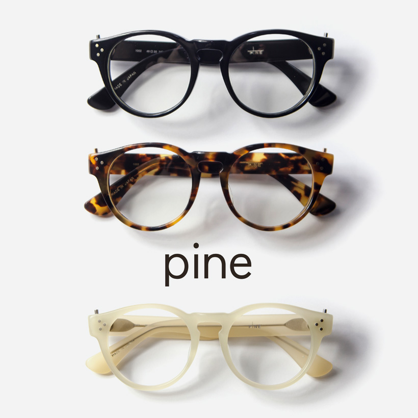 pine パイン 1002 ボストンフレーム 日本製 鯖江 メガネ 度付き 伊達