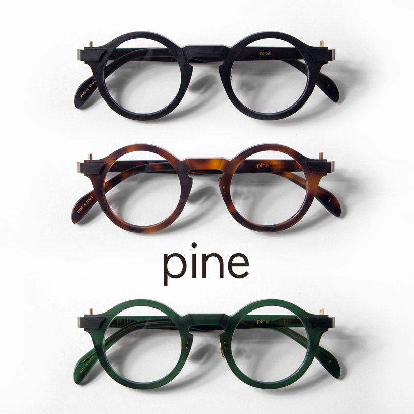 pine パイン 1031 ラウンドフレーム 丸メガネ 日本製 鯖江 メガネ 度付き 伊達