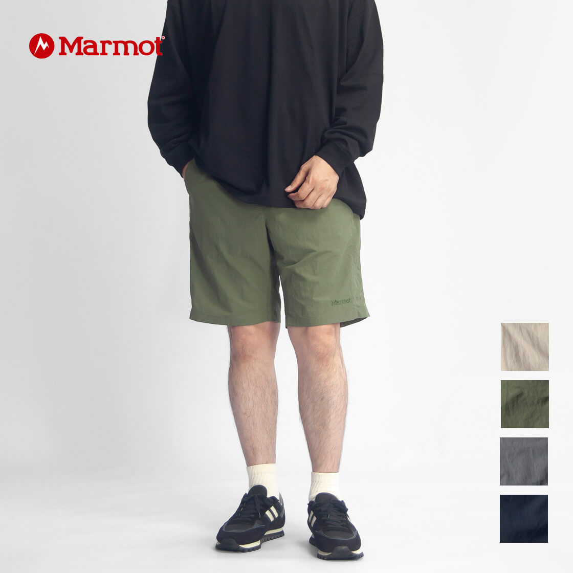 Marmot マーモット ナイロン 8インチ ギルドショーツ ショートパンツ メンズ