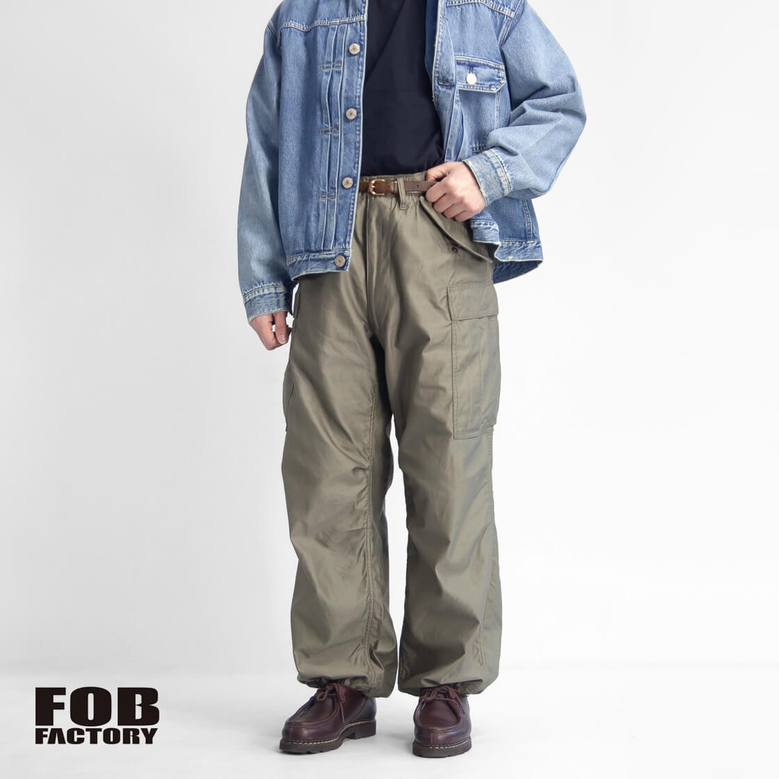 FOB FACTORY FOBファクトリー M-65 フィールドカーゴパンツ F0534 日本製 メンズ