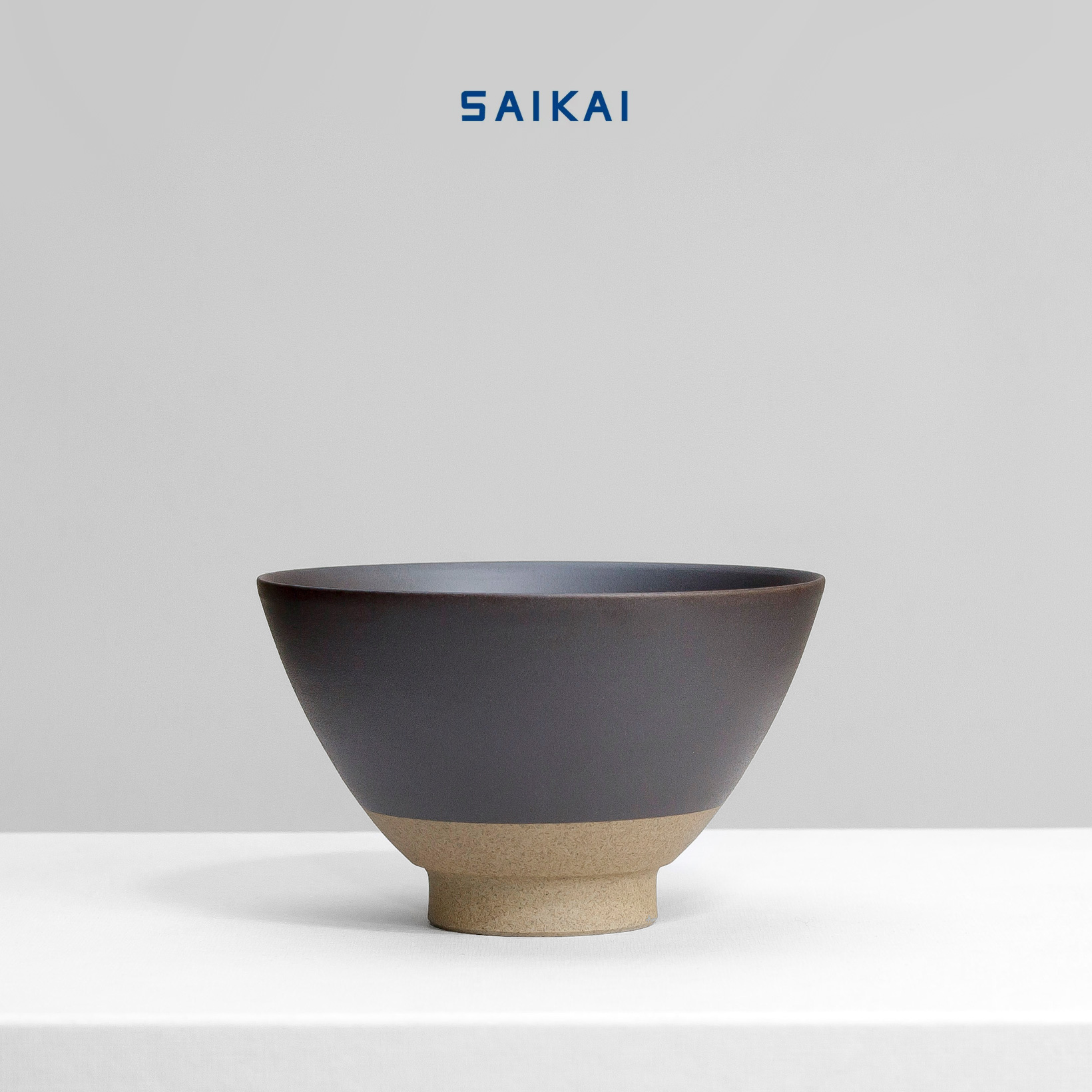 有田焼 黒空焼 飯碗 茶碗 SAIKAI 西海陶器 陶器 おしゃれ シック モダン ブラック 