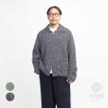 Soglia ソリア REPLAY ウール100％ メランジニットジャケット 日本製 メンズ