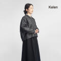 KELEN ケレン BETY ライトデニム シャツ 接触冷感 レギュラーカラー セットアップ対応 レディース