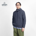 Aran Woollen Mills アランウーレンミルズ メリノウール100％ カウルネックアランニット メンズ