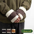 Glencroft グレンクロフト ムートン フィンガーレスグローブ 指ぬき手袋 本革 メンズ