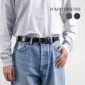 HARDY & SONS ハーディー＆サンズ ブライドルレザー ベルト 本革 メンズ