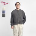Unison Special ユニゾンスペシャル ピグメント裏毛 クルーネック ZIPスウェット カーディガン 日本製 メンズ