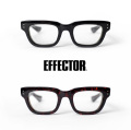 EFFECTOR エフェクター FTW MUNAKATA エフティーダブリュームナカタ スクエアフレーム コラボ メガネ 伊達 度付き