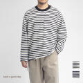have a good day ハブアグッドデイ HGD-404B KARAKAN 引き揃え天竺 ルーズフィット ボーダー長袖Tシャツ フラットシーマ 日本製 メンズ