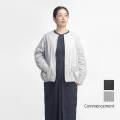 Commencement コメンスメント ノーカラージャケット ショート 日本製 C-326 レディース