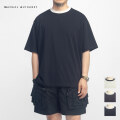 MANUAL ALPHABET マニュアルアルファベット コンパクトピマ天竺 ワイドリンガーTシャツ 日本製 メンズ