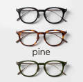 PINE パイン 1047 ウェリントンフレーム コンビ 日本製 鯖江 メガネ 度付き 伊達