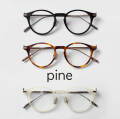 PINE パイン 1048 ボストンフレーム コンビ 日本製 鯖江 メガネ 度付き 伊達