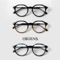 ORIENS オリエンス クラウンパントフレーム コンビ チタン S2212 日本製 鯖江 メガネ 度付き 伊達