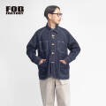 FOB FACTORY FOBファクトリー ヘンプデニム カバーオール セットアップ対応 日本製 メンズ