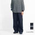 LAOTOUR 11ozデニム カーブドセミフレア イージーデニムパンツ メンズ