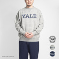 A.G.SPALDING＆BROS A.G.スポルディング＆ブロス YALE イエール カレッジプリント 吊り編み裏起毛スウェット 日本製