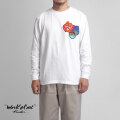 Work of Art Kendai ワークオブアートケンダイ ワッペン＆バックプリント 長袖Tシャツ ロンT メンズ