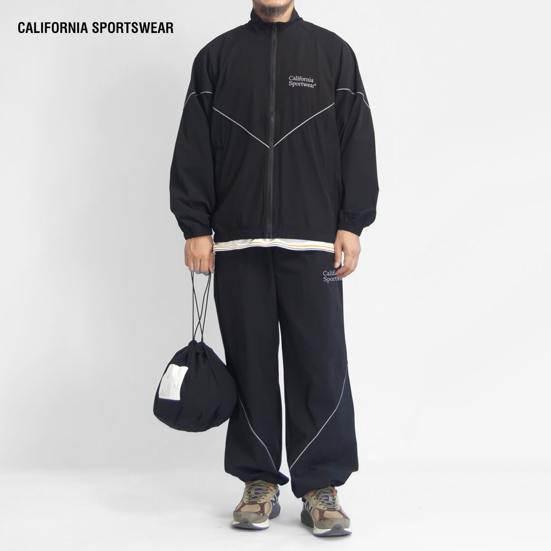 CALIFORNIA SPORTSWEAR カリフォルニアスポーツウェア トラックジャケット イージーパンツ セットアップ メンズ