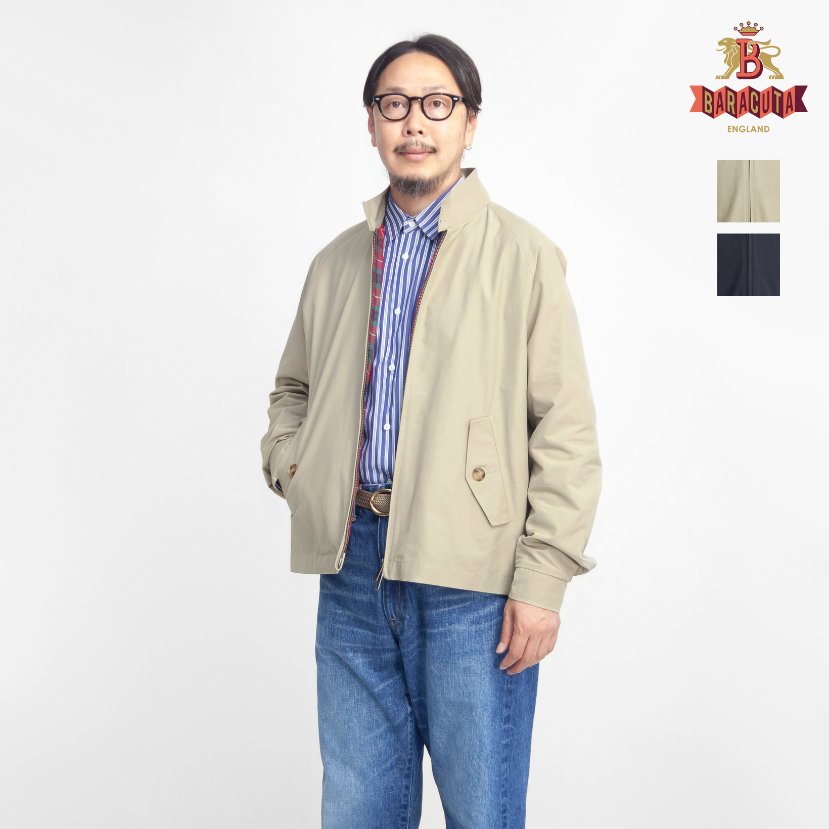 BARACUTA バラクータ G4 クラシック ドライビングコート スイングトップ Regular Fit メンズ