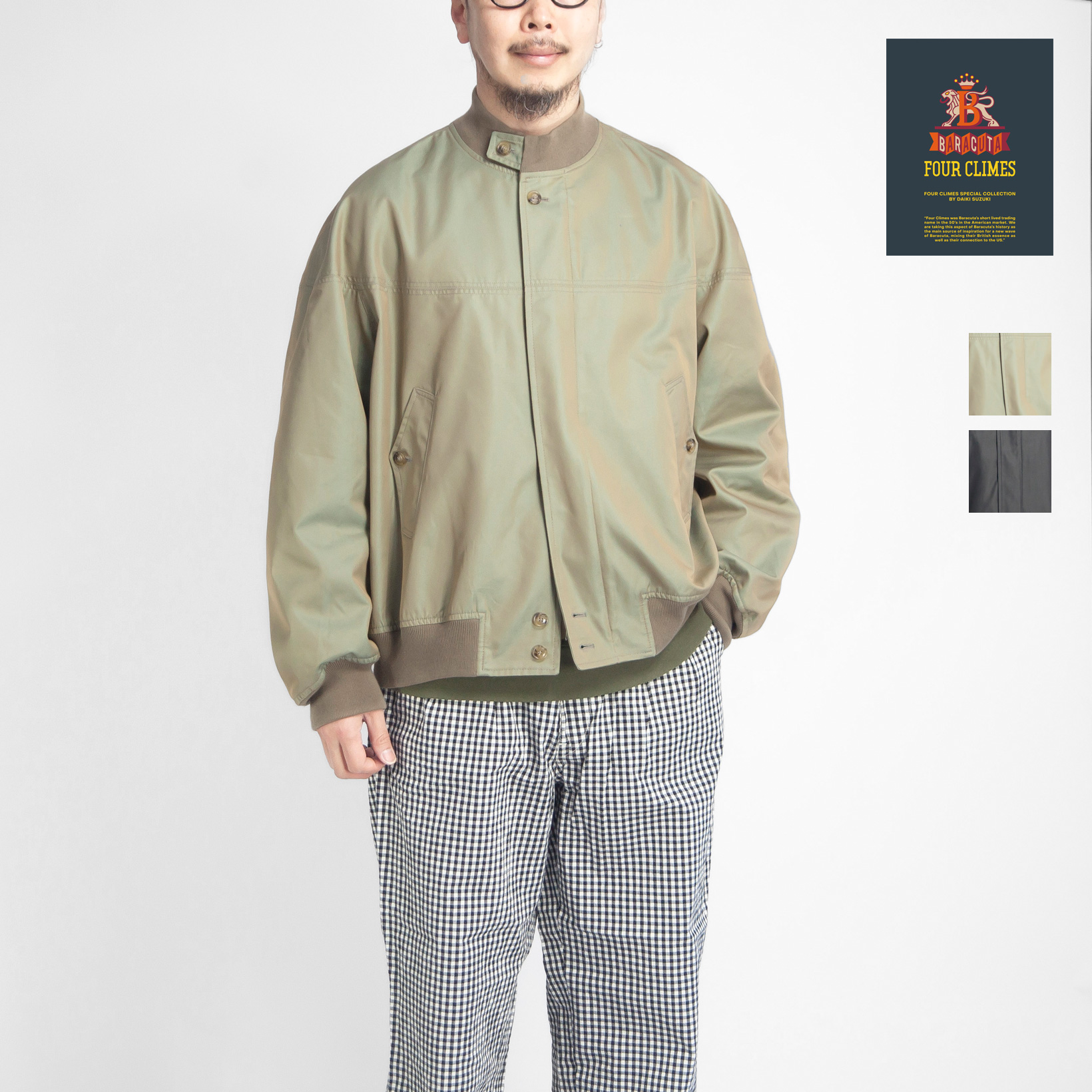 BARACUTA FOUR CLIMES バラクータフォークライム SOLARO FC DERBY JK ソラ―ロ ダービージャケット メンズ