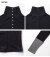 WHYTO. ホワイト テンセルウール フロントボタン 2WAY タートルネック カットソー レディース