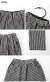 KELEN ケレン STRIPE GRAY ストライプ ワイド ストレート ２タック イージーパンツ レディース