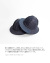 HIGHER ハイヤー デニムマルチパネルハット 帽子 日本製 メンズ レディース ユニセックス 