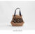 TARANGO タランゴ パームファイバー 手編み ミニかごバッグ インナー付き レディース