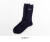 AnonymousIsm アノニマスイズム トラウト刺繍 ネップリブ クルーソックス 日本製 靴下 メンズ