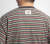 FRUIT OF THE LOOM フルーツオブザルーム ピーチ起毛天竺 ナローマルチボーダーTシャツ メンズ